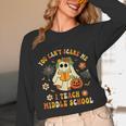 Halloween You Can't Scare Me I Teach Middle School Teacher Unisex Long Sleeve T-Shirt, funny design