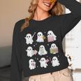 Halloween Ghost Speech Therapy SLP Fall Teacher Tee Unisex Long Sleeve T-Shirt, funny design