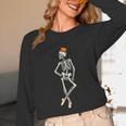Halloween Skeleton Tap Dance Ballet Dance Teacher Unisex Long Sleeve T-Shirt, funny design Halloween Skeleton Tap Dance Ballet Dance Teacher Unisex Long Sleeve T-Shirt, funny design
