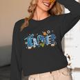Hanukkah Leopard Plaid Teacher Chanukah Jewish Women Men Unisex Long Sleeve T-Shirt, funny design
