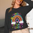 Happy 50th Days Of School Rainbow Teacher 50 Days Smarter Unisex Long Sleeve T-Shirt, funny design Happy 50th Days Of School Rainbow Teacher 50 Days Smarter Unisex Long Sleeve T-Shirt, funny design
