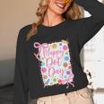Happy Dot Day Bow Coquette For Teacher Girls Unisex Long Sleeve T-Shirt, funny design
