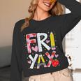 Happy Fri-Yay Teacher Back To School Friday Lovers Unisex Long Sleeve T-Shirt, funny design Happy Fri-Yay Teacher Back To School Friday Lovers Unisex Long Sleeve T-Shirt, funny design