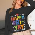 Happy Fri-Yay Teacher Life Weekend Pun Happy Friday Unisex Long Sleeve T-Shirt, funny design Happy Fri-Yay Teacher Life Weekend Pun Happy Friday Unisex Long Sleeve T-Shirt, funny design