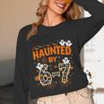 Haunted By 6-7 Halloween Math Teacher Joke Unisex Long Sleeve T-Shirt, funny design Haunted By 6-7 Halloween Math Teacher Joke Unisex Long Sleeve T-Shirt, funny design