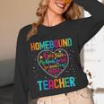 Homebound Teacher Appreciation Week Back To School Heart Unisex Long Sleeve T-Shirt, funny design