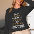 I'Ll Do Math Formula Math Puns For Students Teachers Unisex Long Sleeve T-Shirt, funny design