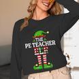 I'm The PE Teacher Elf Christmas Family Matching Unisex Long Sleeve T-Shirt, funny design