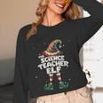 I'm The Science Teacher Elf Family Matching Group Christmas Unisex Long Sleeve T-Shirt, funny design
