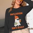 Inclusion Isn't Scary Shirt Halloween SLP Sped Teacher Unisex Long Sleeve T-Shirt, funny design