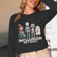 Inclusion Isn't Scary SLP Halloween Costume Sped Teacher Unisex Long Sleeve T-Shirt, funny design