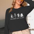 Inclusion Isn't Scary Slp Halloween Sped Teacher Ghost Mummy Unisex Long Sleeve T-Shirt, funny design Inclusion Isn't Scary Slp Halloween Sped Teacher Ghost Mummy Unisex Long Sleeve T-Shirt, funny design