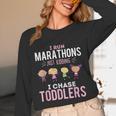 Just Kidding I Chase Toddlers Daycare Provider Nanny Teacher Unisex Long Sleeve T-Shirt, funny design