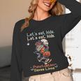 Let's Eat Kids Grammar Werewolf Halloween Teacher Unisex Long Sleeve T-Shirt, funny design Let's Eat Kids Grammar Werewolf Halloween Teacher Unisex Long Sleeve T-Shirt, funny design