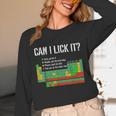 Can I Lick It Periodic Table Science Teacher Student Unisex Long Sleeve T-Shirt, funny design Can I Lick It Periodic Table Science Teacher Student Unisex Long Sleeve T-Shirt, funny design