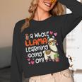 Llama Learning Teachers Students Alpaca Lover Back To School Unisex Long Sleeve T-Shirt, funny design Llama Learning Teachers Students Alpaca Lover Back To School Unisex Long Sleeve T-Shirt, funny design