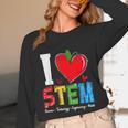 I Love STEM Student Teacher 1st Day Of School Back To School Unisex Long Sleeve T-Shirt, funny design