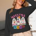 Maestra Pantasmas Conchas Teacher Mexican Halloween Unisex Long Sleeve T-Shirt, funny design Maestra Pantasmas Conchas Teacher Mexican Halloween Unisex Long Sleeve T-Shirt, funny design