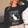 Math Nerd Math Teacher Cat Lover I Love Math And Cats Unisex Long Sleeve T-Shirt, funny design Math Nerd Math Teacher Cat Lover I Love Math And Cats Unisex Long Sleeve T-Shirt, funny design