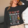 Math Teacher Christmas 12 Days Of Teaching Math Christmas Unisex Long Sleeve T-Shirt, funny design Math Teacher Christmas 12 Days Of Teaching Math Christmas Unisex Long Sleeve T-Shirt, funny design