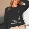 Math Teacher Joke Men Women Fun Best Math Quotes Unisex Long Sleeve T-Shirt, funny design