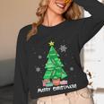 Math Teacher Polygon Christmas Tree Geometry Merry Christmas Unisex Long Sleeve T-Shirt, funny design
