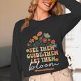 Montessori Teacher Unisex Long Sleeve T-Shirt, funny design