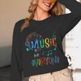 Music Is For Everyone Love For Music Teachers Unisex Long Sleeve T-Shirt, funny design