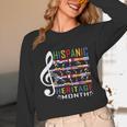 Music Teacher Kid National Hispanic Heritage Month Unisex Long Sleeve T-Shirt, funny design Music Teacher Kid National Hispanic Heritage Month Unisex Long Sleeve T-Shirt, funny design