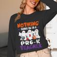 Nothing Scares Me I'm A Pre-K Teacher Halloween Ghosts Unisex Long Sleeve T-Shirt, funny design Nothing Scares Me I'm A Pre-K Teacher Halloween Ghosts Unisex Long Sleeve T-Shirt, funny design