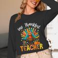 One Thankful Teacher Thanksgiving Turkey Cute Crayon Pencil Unisex Long Sleeve T-Shirt, funny design One Thankful Teacher Thanksgiving Turkey Cute Crayon Pencil Unisex Long Sleeve T-Shirt, funny design