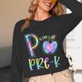 P Is For Pre-K Preschool Teacher Tie Dye Back To School Unisex Long Sleeve T-Shirt, funny design P Is For Pre-K Preschool Teacher Tie Dye Back To School Unisex Long Sleeve T-Shirt, funny design