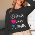 Peace Love Math Maths Teacher Pi Symbol Men Women Unisex Long Sleeve T-Shirt, funny design Peace Love Math Maths Teacher Pi Symbol Men Women Unisex Long Sleeve T-Shirt, funny design
