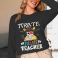 Pirate Math Teacher Skull Pirate Halloween Costume Unisex Long Sleeve T-Shirt, funny design