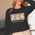 Preppy Goose Teacher Trick Or Teach Halloween Teacher Goose Unisex Long Sleeve T-Shirt, funny design Preppy Goose Teacher Trick Or Teach Halloween Teacher Goose Unisex Long Sleeve T-Shirt, funny design