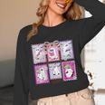 Preppy Spooky Teacher Halloween Ghost Coquette Bow Autumn Unisex Long Sleeve T-Shirt, funny design Preppy Spooky Teacher Halloween Ghost Coquette Bow Autumn Unisex Long Sleeve T-Shirt, funny design