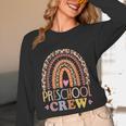 Preschool Crew Cute Leopard Rainbow Back To School Teachers Unisex Long Sleeve T-Shirt, funny design