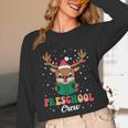 Preschool Crew Xmas Reindeer Teacher Student Christmas Unisex Long Sleeve T-Shirt, funny design Preschool Crew Xmas Reindeer Teacher Student Christmas Unisex Long Sleeve T-Shirt, funny design