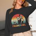 Preschool Panda Back To School Teacher Student Unisex Long Sleeve T-Shirt, funny design