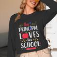 This Principal Loves Her School Teacher Appreciation Unisex Long Sleeve T-Shirt, funny design