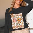Pumpkin Teacher Preppy Fall In Love With Learning Autumn Unisex Long Sleeve T-Shirt, funny design