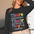 There Their They'Re English Teacher Grammar Memes Unisex Long Sleeve T-Shirt, funny design There Their They'Re English Teacher Grammar Memes Unisex Long Sleeve T-Shirt, funny design