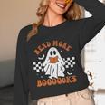 Read More Books Cute Ghost Reading Book Teacher Halloween Unisex Long Sleeve T-Shirt, funny design Read More Books Cute Ghost Reading Book Teacher Halloween Unisex Long Sleeve T-Shirt, funny design