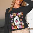 Read More Books Groovy Halloween Teacher Women Unisex Long Sleeve T-Shirt, funny design Read More Books Groovy Halloween Teacher Women Unisex Long Sleeve T-Shirt, funny design
