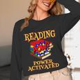Reading Super Power Activated Superhero Teacher Or Student Men Women Girls Kids Unisex Long Sleeve T-Shirt, funny design