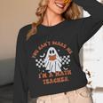 Retro You Can't Scare Me I'm A Math Teacher Cute Ghost Women Unisex Long Sleeve T-Shirt, funny design Retro You Can't Scare Me I'm A Math Teacher Cute Ghost Women Unisex Long Sleeve T-Shirt, funny design