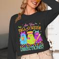 Retro Are You Falloween Direction Teacher Spooky Halloween Unisex Long Sleeve T-Shirt, funny design Retro Are You Falloween Direction Teacher Spooky Halloween Unisex Long Sleeve T-Shirt, funny design