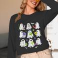 Retro Halloween Science Teacher Ghost Laboratory Teacher Unisex Long Sleeve T-Shirt, funny design Retro Halloween Science Teacher Ghost Laboratory Teacher Unisex Long Sleeve T-Shirt, funny design