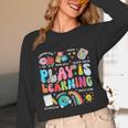 Retro Play Is Learning Kindergarten Teacher Team Women Unisex Long Sleeve T-Shirt, funny design Retro Play Is Learning Kindergarten Teacher Team Women Unisex Long Sleeve T-Shirt, funny design