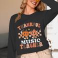 Retro Thankful Music Teacher Pumpkin Fall Thanksgiving Unisex Long Sleeve T-Shirt, funny design Retro Thankful Music Teacher Pumpkin Fall Thanksgiving Unisex Long Sleeve T-Shirt, funny design